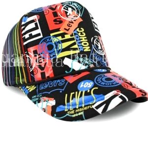 Colorful Graffiti Hip Hop Inspired Hat Adjustable